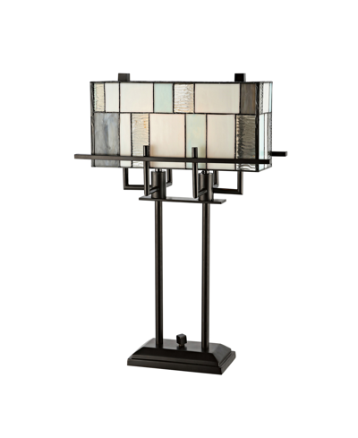 Dale Tiffany Stonegate Table Lamp In Gray
