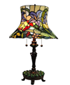 DALE TIFFANY ENTRADA FLORAL TABLE LAMP