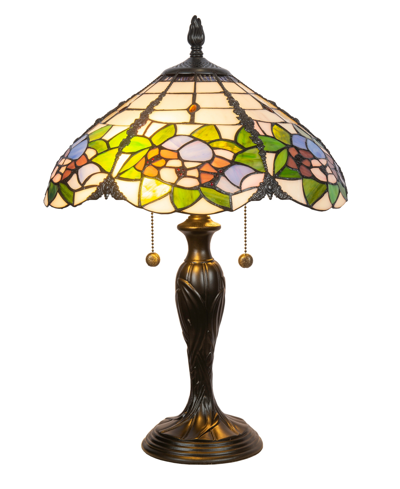Dale Tiffany Chicago Table Lamp In Multi