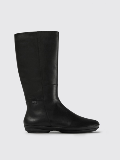 Camper Right  Boots In Calfskin In Black