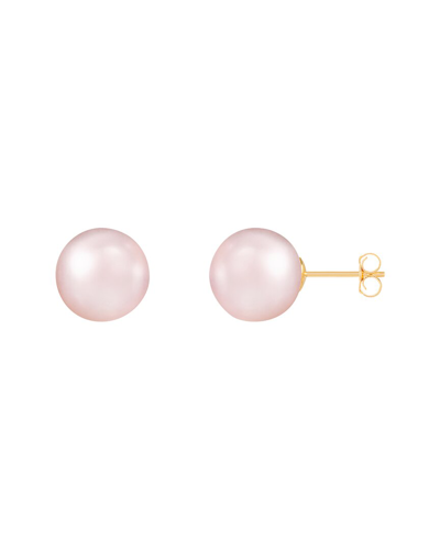 Splendid Pearls 14k 10-11mm Pearl Earrings In Gold