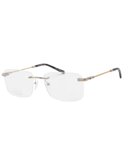 Charriol Men's Pc75085 58mm Optical Frames In Silver