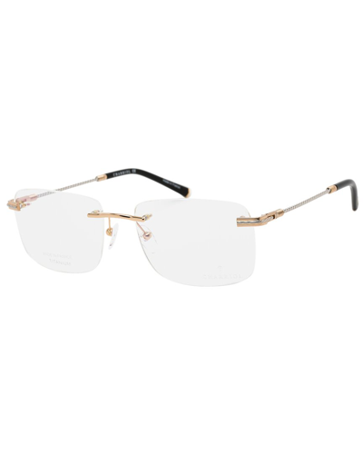 Charriol Men's Pc75085 58mm Optical Frames In Gold