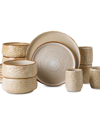 Stone By Mercer Project Stone Lain By Mercer Project Shosai 16pc Stoneware Dinnerware Set