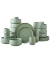 STONE BY MERCER PROJECT STONE LAIN BY MERCER PROJECT SHOSAI 32PC STONEWARE DINNERWARE SET