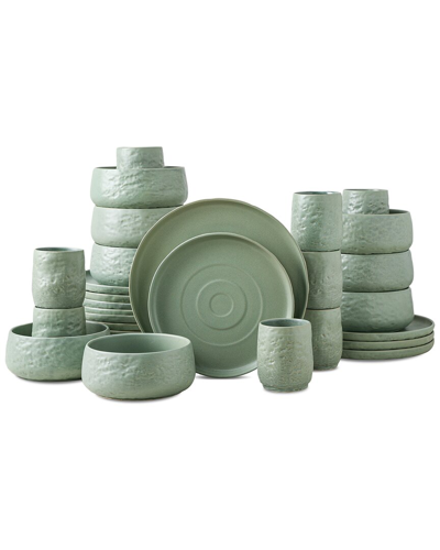 Stone By Mercer Project Stone Lain By Mercer Project Shosai 32pc Stoneware Dinnerware Set