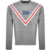 Dsquared2 Man Sweatshirt Grey Size L Cotton In Grey