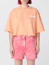 Msgm T-shirt  Woman In Orange