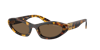 Miu Miu Miu Glimpse Cat-eye Sunglasses In Dark Brown