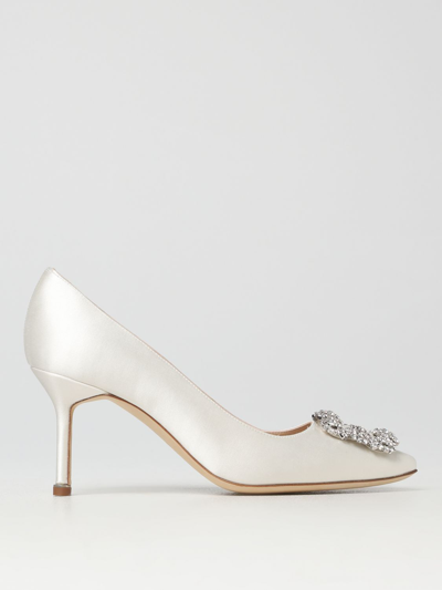 Manolo Blahnik Court Shoes  Woman In White