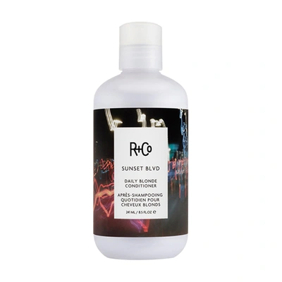 R + Co Sunset Blvd Daily Blonde Conditioner In 8.5 oz