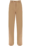 Burberry Branley High Waist Pants In Beige