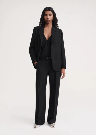 Totême Tailored Suit Jacket Black In 200 Black