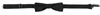 DOLCE & GABBANA DOLCE & GABBANA BLACK SILK PATTERNED NECK PAPILLON ACCESSORY BOW MEN'S TIE