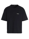 Apc T-shirt A.p.c. Men Color Black In Blue