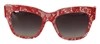 DOLCE & GABBANA Dolce & Gabbana Lace Acetate Rectangle Shades Men's Sunglasses