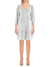 Rails Womens Floral Print Above Knee Shift Dress In Multi