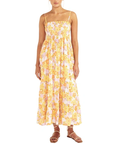 Auguste Roxanne Lelia Midi Dress In Yellow