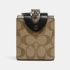 Coach Outlet Flask In Signature Canvas In Multi
