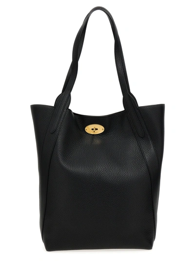 Mulberry North South Bayswater Leather Tote Bag In Black