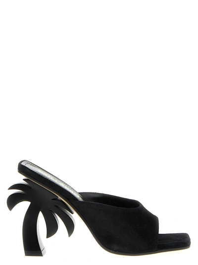 Palm Angels Palm Beach Mules Sandals Black