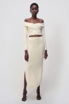 Simkhai Verina Skirt In Natural White