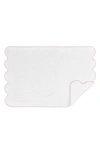 Matouk Cairo Scallop Tub Mat In Pink