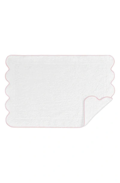 MATOUK CAIRO SCALLOP TRIM COTTON TUB MAT