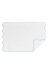 MATOUK MATOUK CAIRO SCALLOP TRIM COTTON TUB MAT