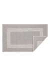 Matouk Adelphi Bath Rug In Sterling