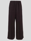 Jil Sander Weite Hose Mit Stretchbund In Brown