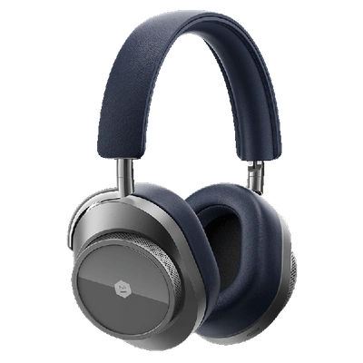 Master & Dynamic ® Mw75 Wireless Premium Leather Headphones In Gunmetal/navy