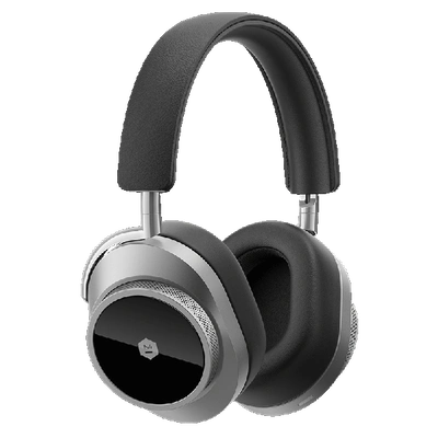 Master & Dynamic ® Mw75 Wireless Premium Leather Headphones In Silver Metal/black