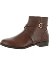 ROCKPORT VICKY WOMENS LEATHER ALMOND TOE ANKLE BOOTS