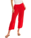 Michael Stars Pull On Wide Leg Pants In Red
