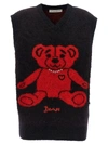 Alessandra Rich Intarsia-knit Sweater Vest