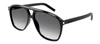 Saint Laurent Sl 596 Dune 006 Navigator Sunglasses In Grey