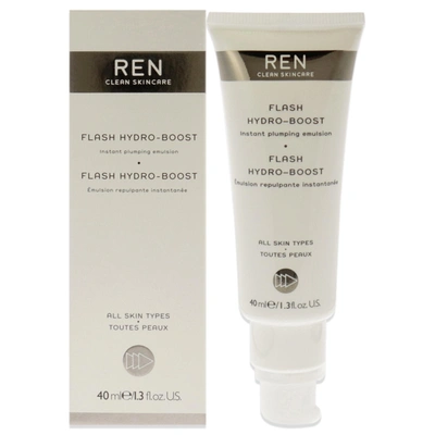 Ren Flash Hydro-boost Instant Plumping Emulsion By  For Unisex - 1.3 oz Emulsion In Silver