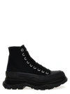 ALEXANDER MCQUEEN TREAD SLICK BOOTS, ANKLE BOOTS BLACK