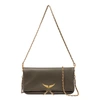 Zadig & Voltaire Rock Leather Crossbody Bag In Green