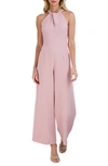 Julia Jordan Halter Neck Jumpsuit In Pink