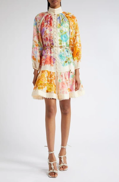 Zimmermann Dresses Multicolour In Neutrals