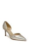 Sam Edelman Viv Pointed Toe D'orsay Pump In Platinum