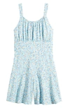 AVA & YELLY KIDS' EMMA CASCADE FLORAL ROMPER