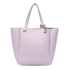 Jw Anderson Chain Cabas Leather Tote Bag In Purple