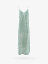 The Nina Studio Woman Midi Dress Light Green Size M Polyester In Green