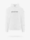 Moncler Genius Moncler X Fragment Hiroshi Fujiwara Relaxed Fit Hoodie With Cartoon Logo And Drawstring Hood In White