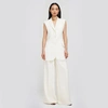 Simkhai Arbor Vest In Natural White