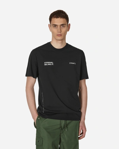 Moncler Genius Printed Cotton T-shirt In Black