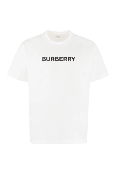 Burberry Cotton Crew-neck T-shirt In White